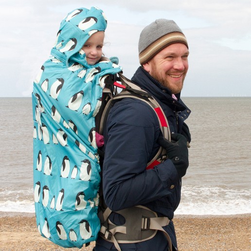 snowsuits scarves slings and safety carrying in the cold