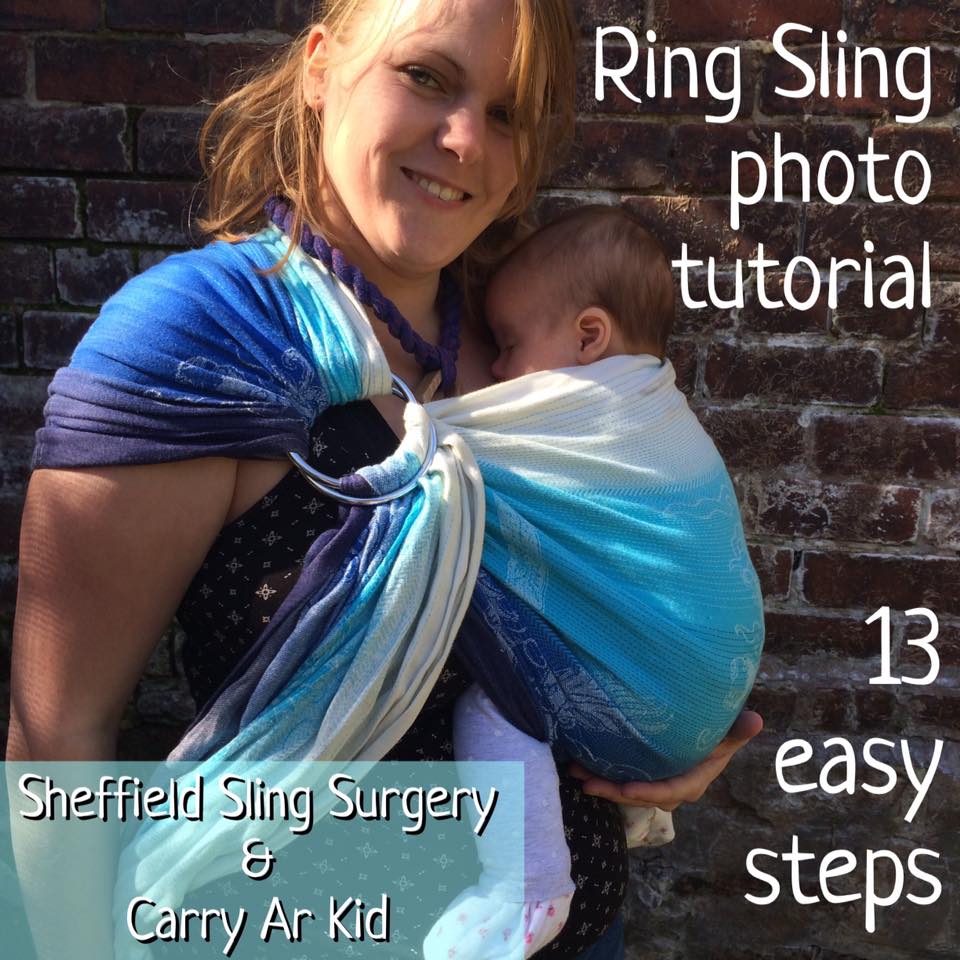 ring sling toddler hip carry