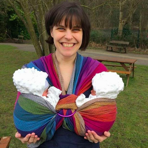 front carry woven wrap