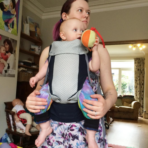 baby carrier facing out