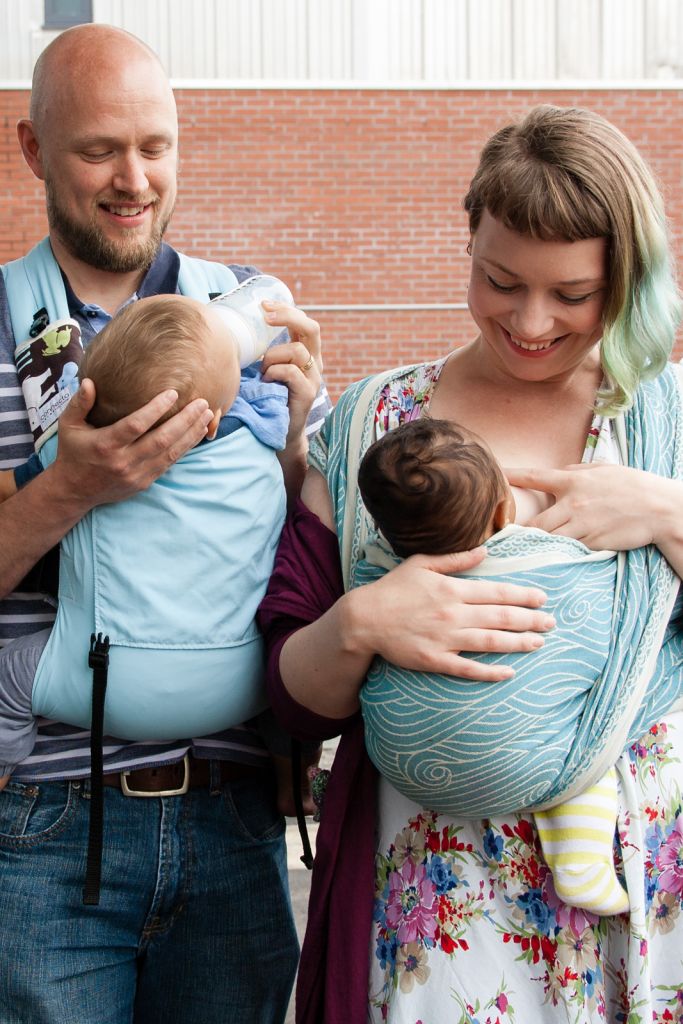 nursing in a ring sling