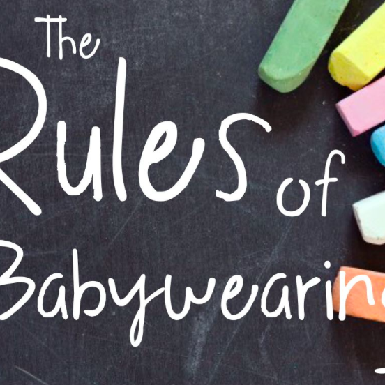 unhelpful rules of babywearing