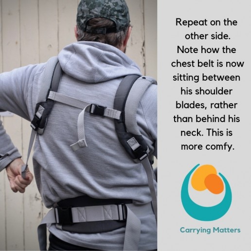 Ergobaby Front Carry Ruck Straps Photo Tutorial