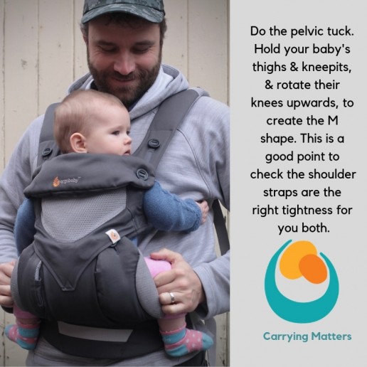 Ergobaby Front Carry Ruck Straps Photo Tutorial