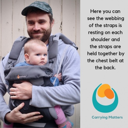 Ergobaby Front Carry Ruck Straps Photo Tutorial