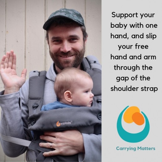 Ergobaby Front Carry Ruck Straps Photo Tutorial