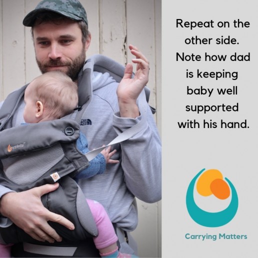 Ergobaby Front Carry Ruck Straps Photo Tutorial