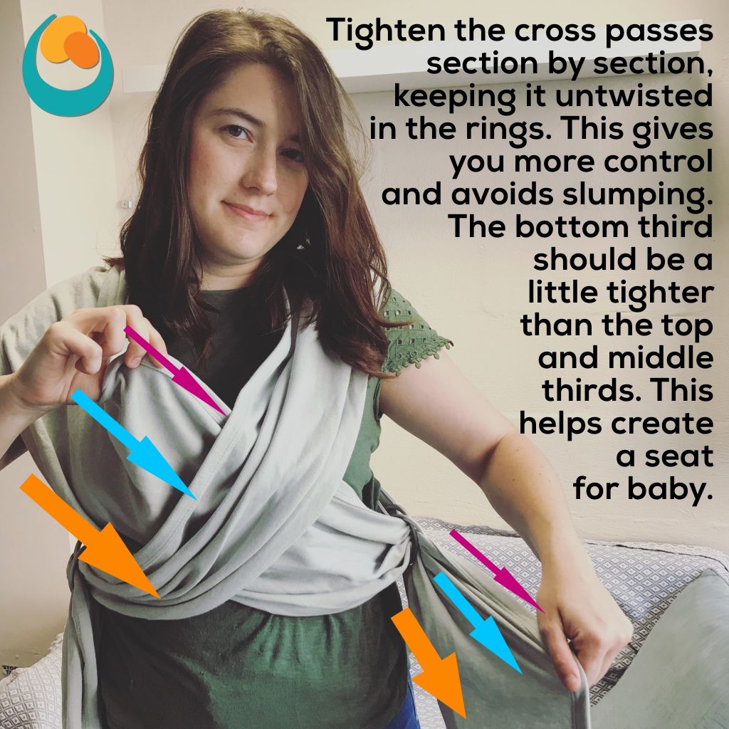Front carry with a Close Caboo photo tutorial Carrying Matters