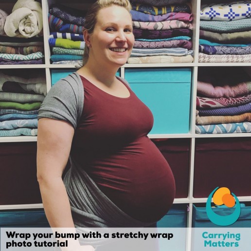 Stretchy bump wrapping photo tutorial