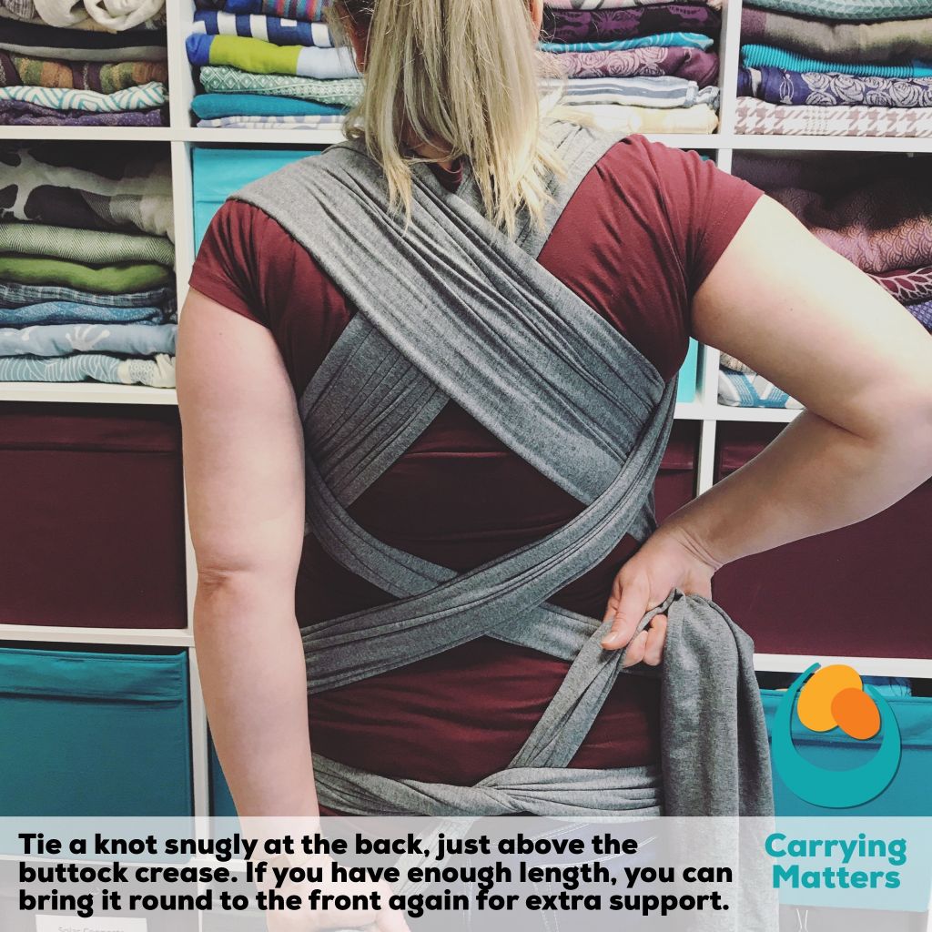 Stretchy wrap bump tutorial 13 of 17 Carrying Matters
