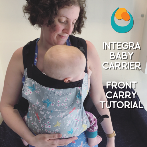 Front carry with an Integra Baby Carrier tutorial
