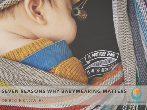 Seven Reasons why babywearing matters