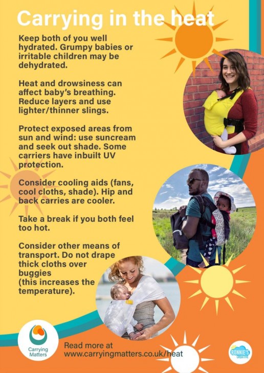 how to keep baby cool in carrier